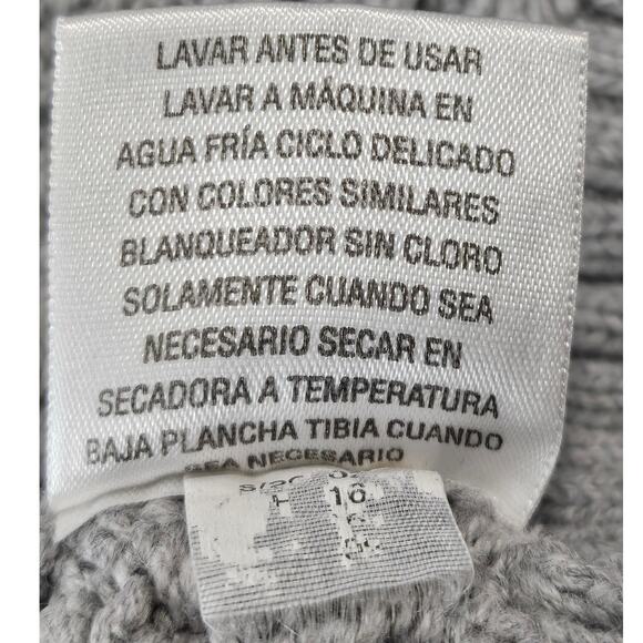 CHARTER CLUB WOMEN'S KNIT GRAY CARDIGAN SWATER SIZE PETITE MEDIUM - Picture 6 of 8